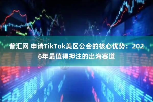 普汇网 申请TikTok美区公会的核心优势：2026年最值得押注的出海赛道